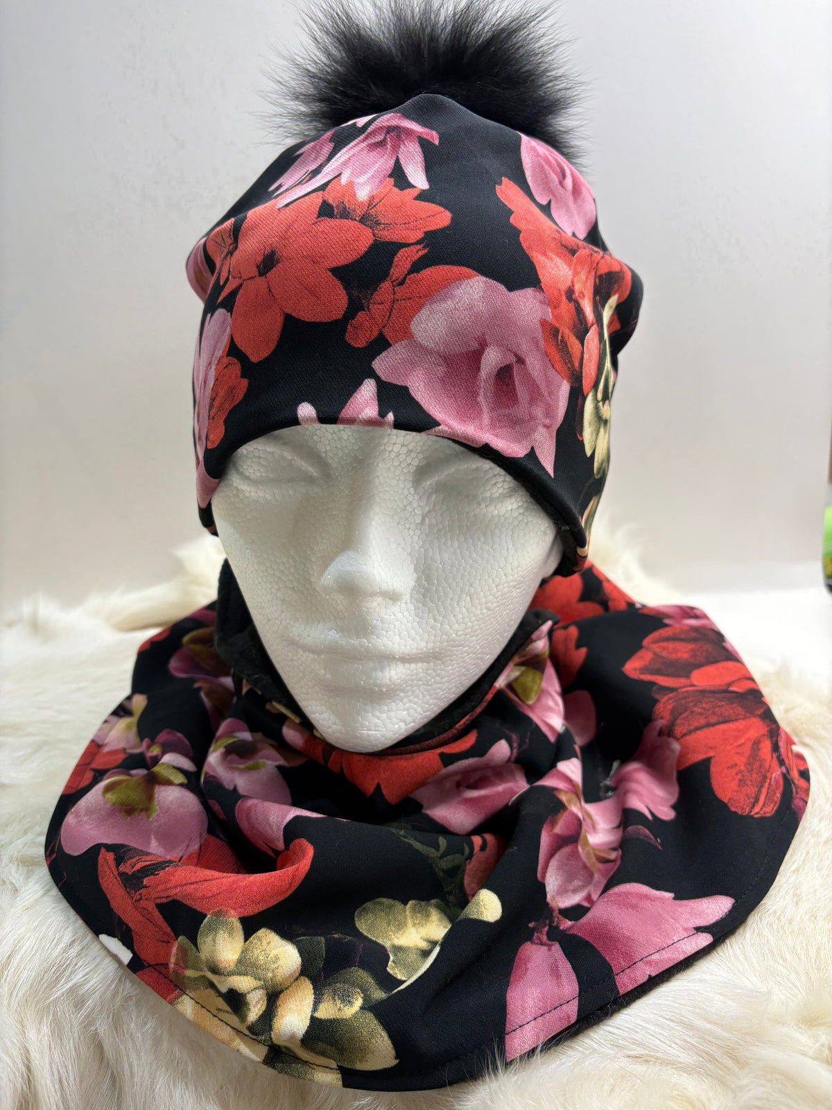 Ensemble tuque et cache cou