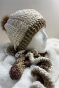 Tuque de laine, doublé pour dame