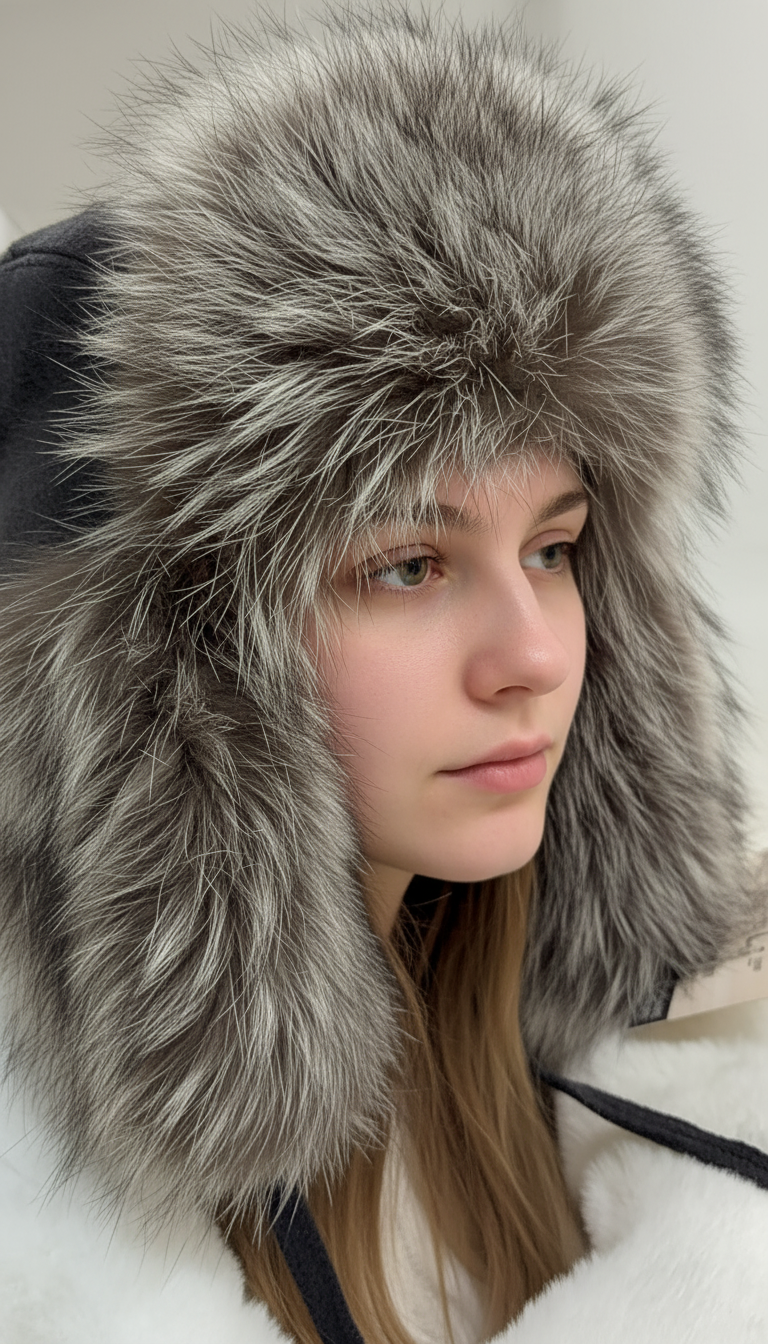 Chapeau de renard argenté