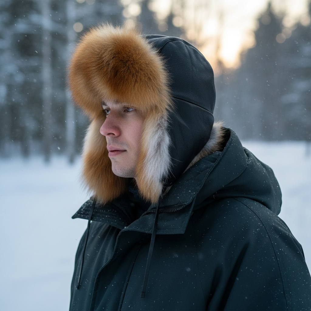 Chapeau de renard roux