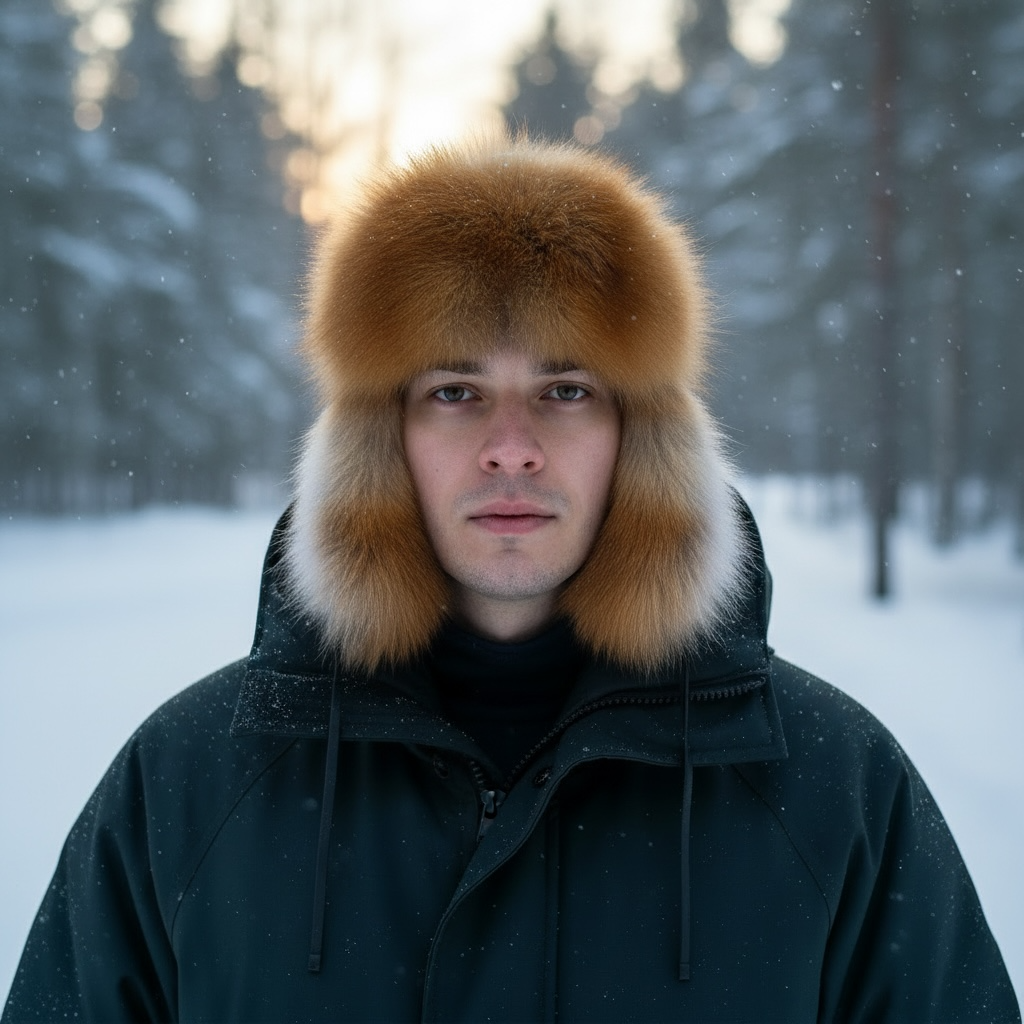 Chapeau de renard roux