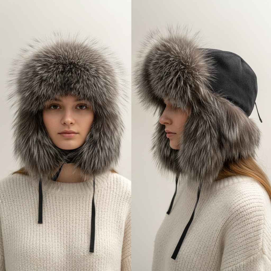 Chapeau de renard argenté