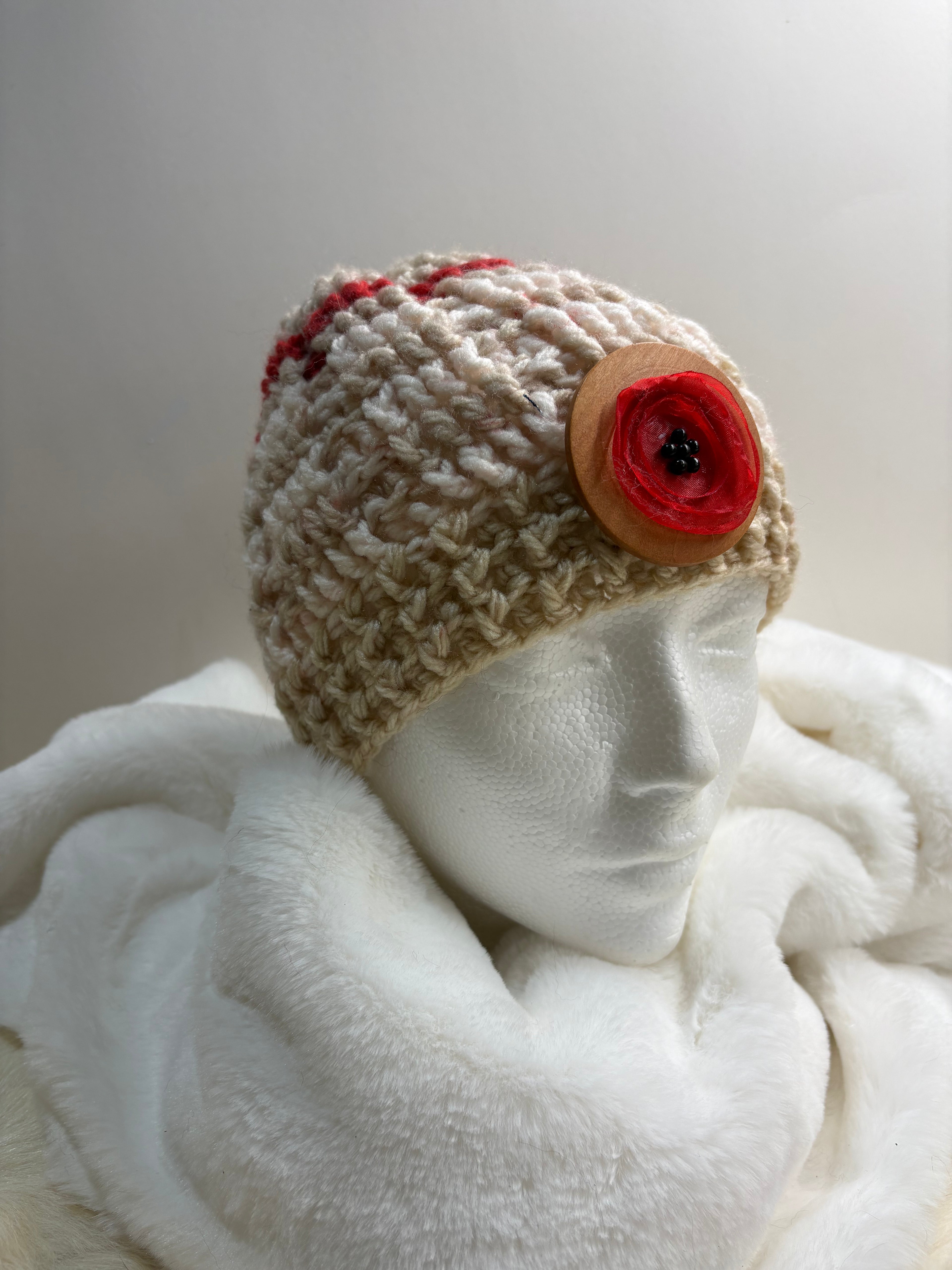 Tuque à trous pour queue de cheval