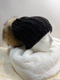 Tuque à trous pour queue de cheval