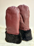 Mitaines cuir et castor