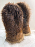 Mitaines de castor et renard
