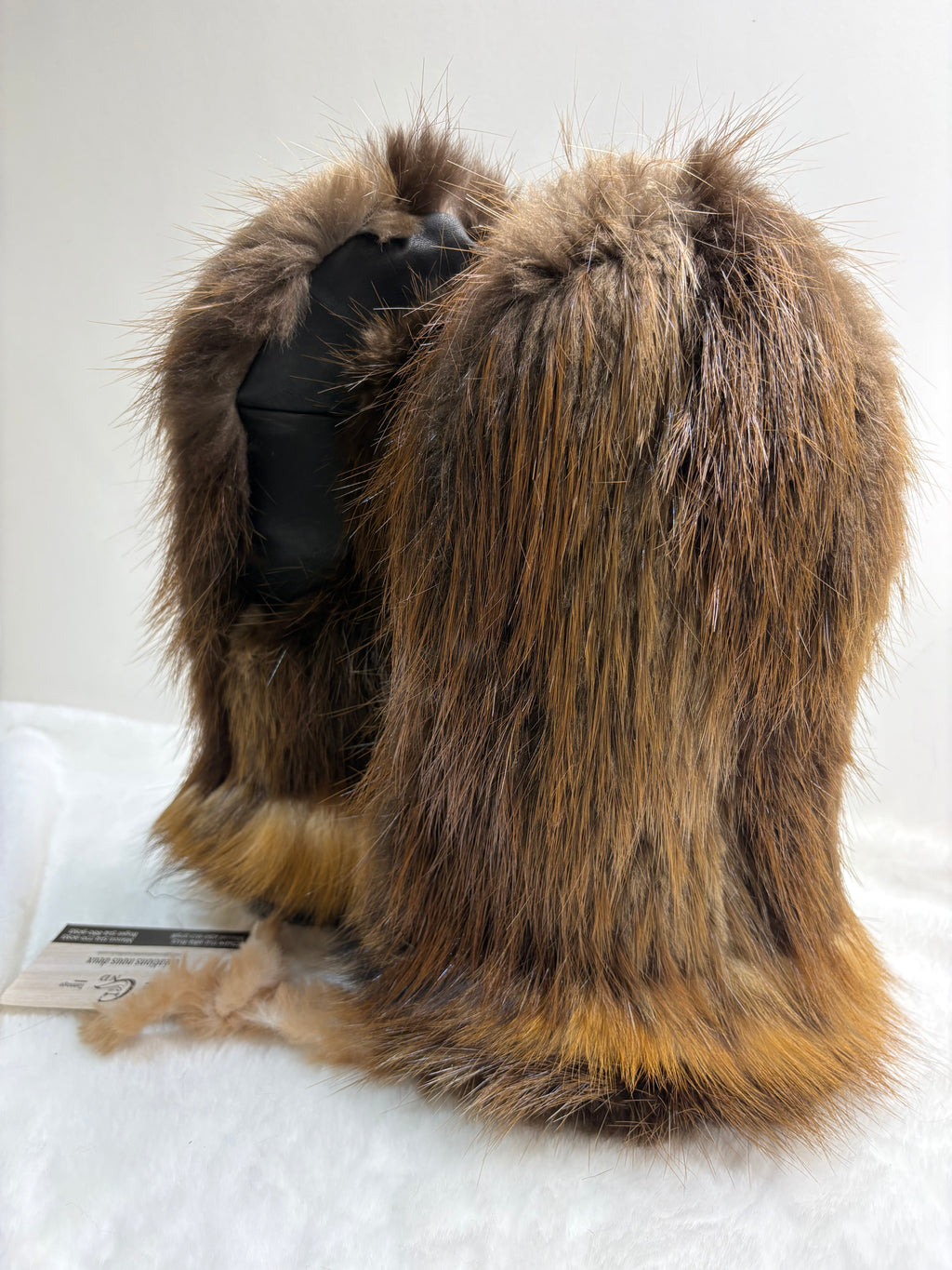 Mitaines de castor et renard