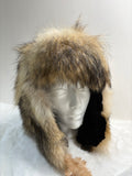 Chapeau tout fourrure de coyote