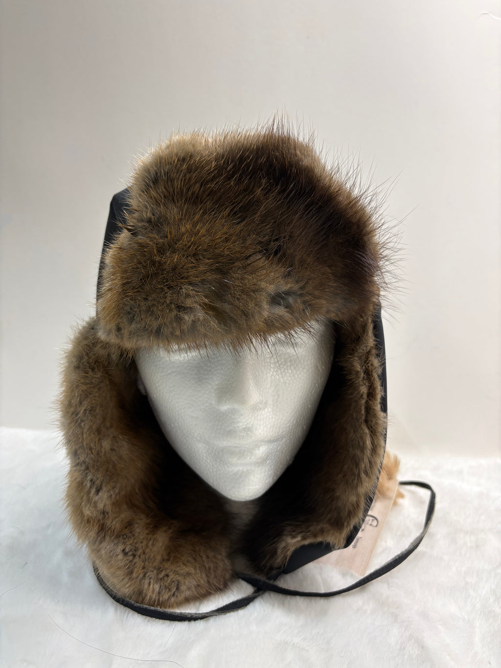 Chapeau coupe-vent en rat musqué