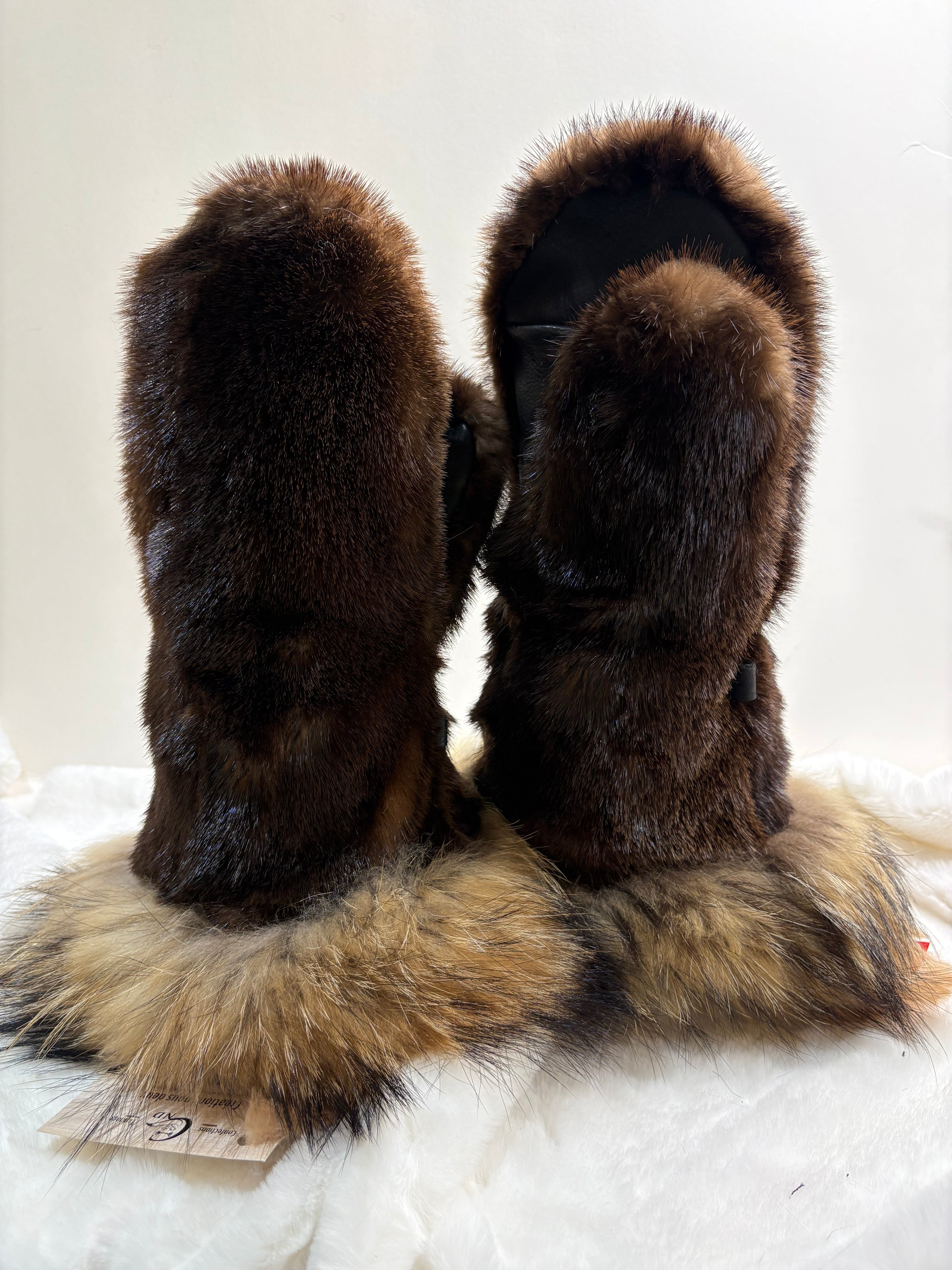 Mitaines de loutres pour dames