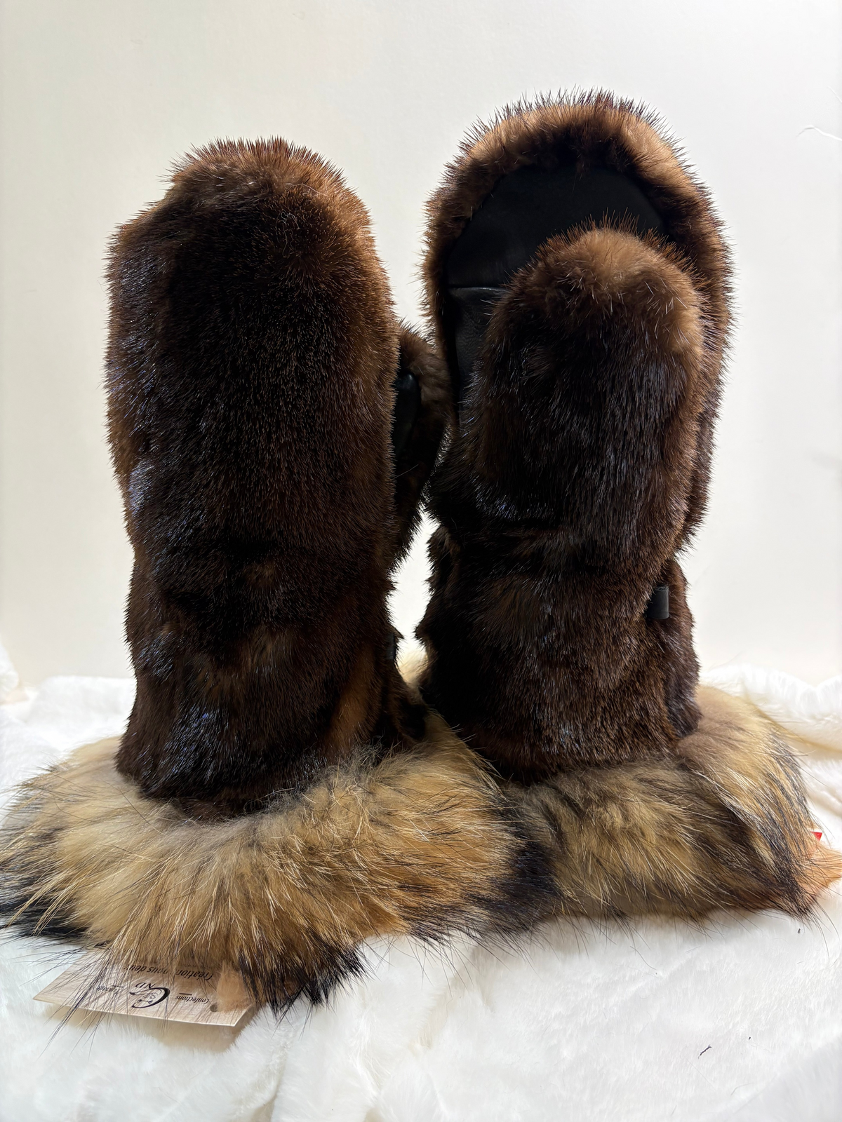 Mitaines de loutres pour dames